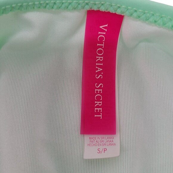 Victoria’s Secret Fringe Halter Bikini Womens Size small Adjustable Strap Padd - Picture 8 of 11